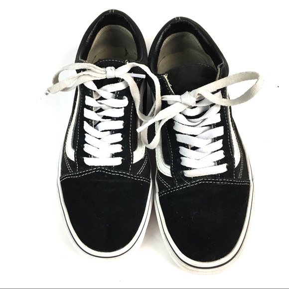 VANS OLD SKOOL CLASSIC SKATE SNEAKER BLACK UNISEX - Picture 2 of 8